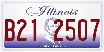IL license plate B212507