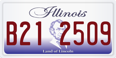 IL license plate B212509
