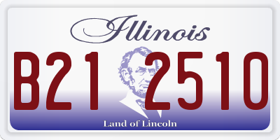 IL license plate B212510