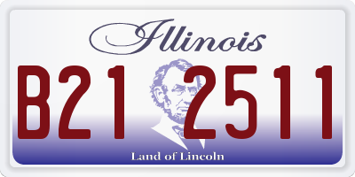 IL license plate B212511