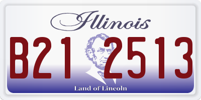 IL license plate B212513
