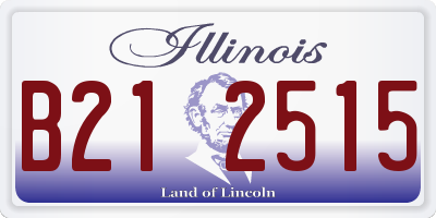 IL license plate B212515