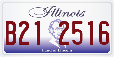IL license plate B212516