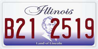 IL license plate B212519