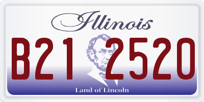 IL license plate B212520
