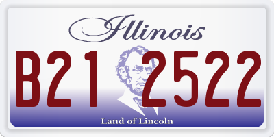 IL license plate B212522