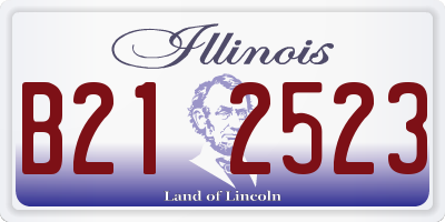 IL license plate B212523