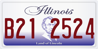 IL license plate B212524
