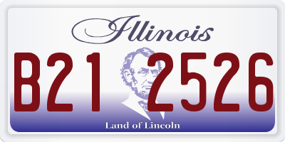 IL license plate B212526