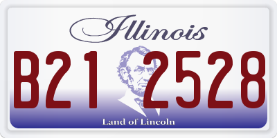 IL license plate B212528