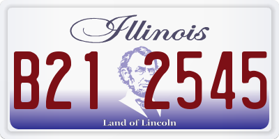 IL license plate B212545
