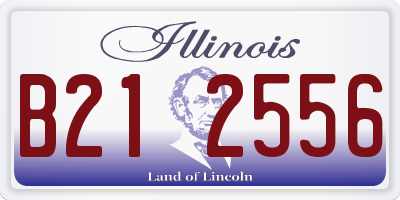 IL license plate B212556