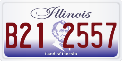 IL license plate B212557