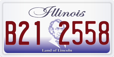 IL license plate B212558