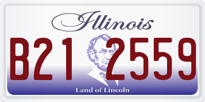IL license plate B212559