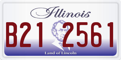 IL license plate B212561
