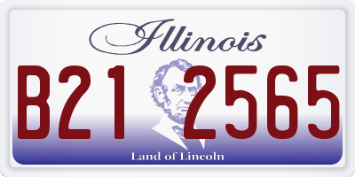 IL license plate B212565