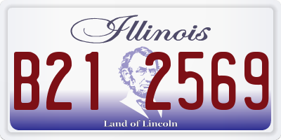 IL license plate B212569