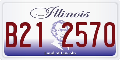 IL license plate B212570