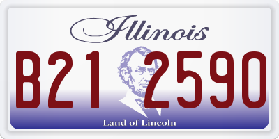 IL license plate B212590