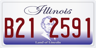 IL license plate B212591