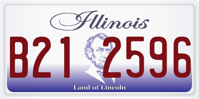 IL license plate B212596