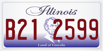 IL license plate B212599