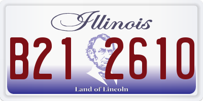 IL license plate B212610