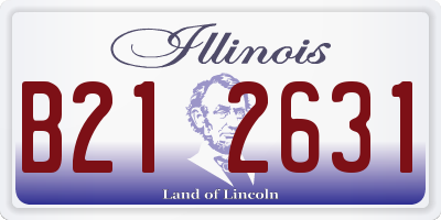 IL license plate B212631