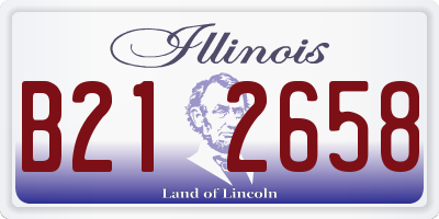 IL license plate B212658