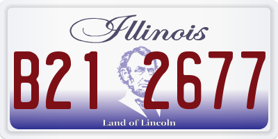 IL license plate B212677