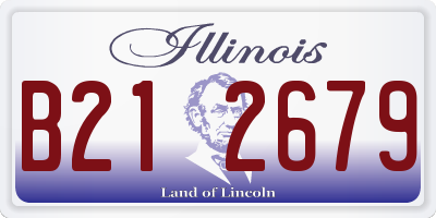 IL license plate B212679