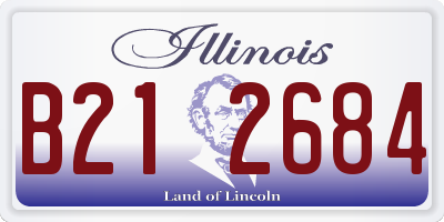 IL license plate B212684