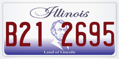 IL license plate B212695