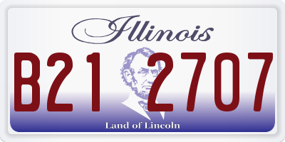 IL license plate B212707