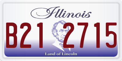 IL license plate B212715