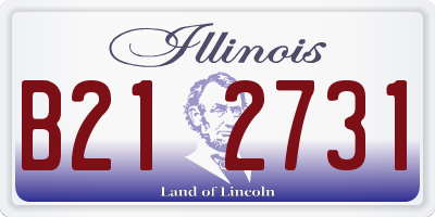 IL license plate B212731