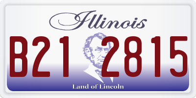 IL license plate B212815