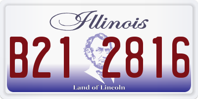 IL license plate B212816