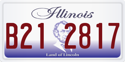IL license plate B212817