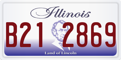 IL license plate B212869
