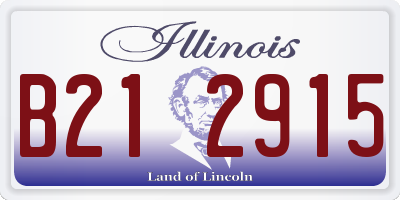 IL license plate B212915