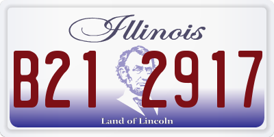 IL license plate B212917