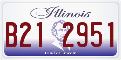 IL license plate B212951