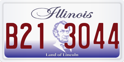 IL license plate B213044