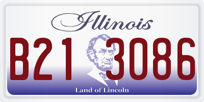 IL license plate B213086