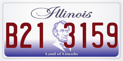 IL license plate B213159