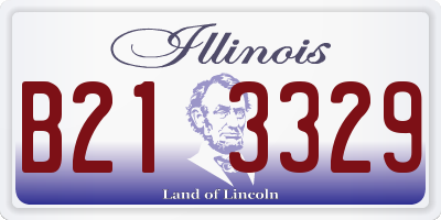 IL license plate B213329