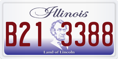 IL license plate B213388