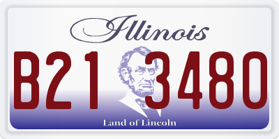 IL license plate B213480